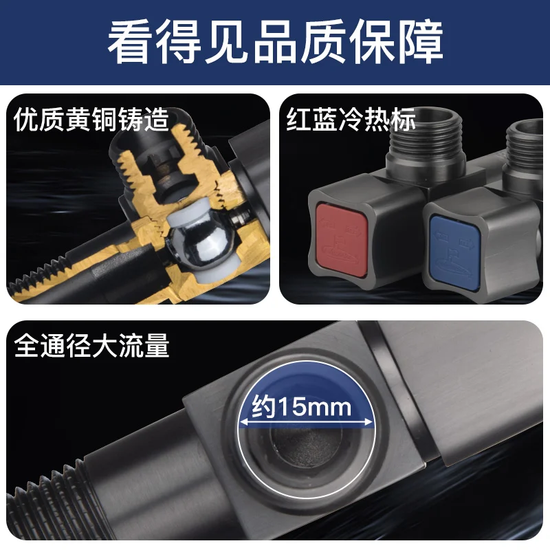 潜水艇全开球阀黄铜铸造一体成型