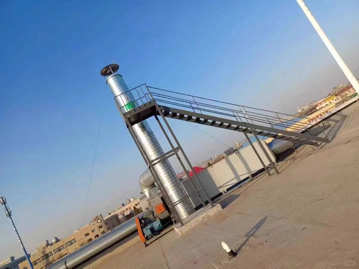 UV光氧催化废气处理烤喷漆房环保设备净化