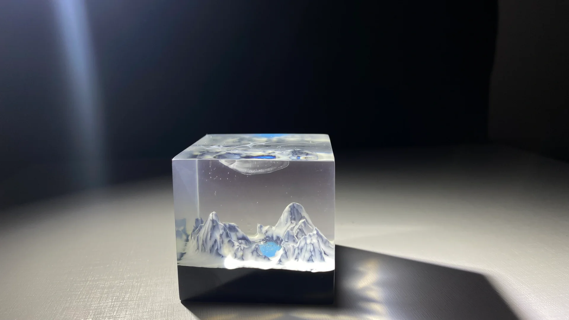 手工制作天池山云雾