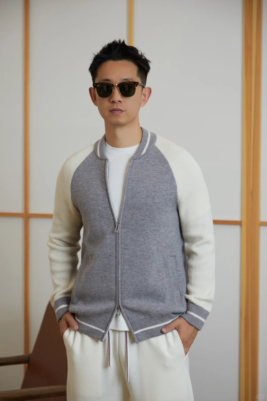 初秋风骨|BC撞色立领夹克的舒适哲学