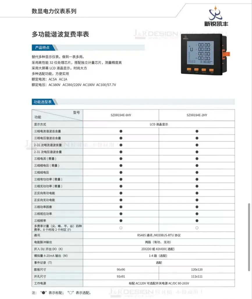 多功能仪表该怎么选？？？