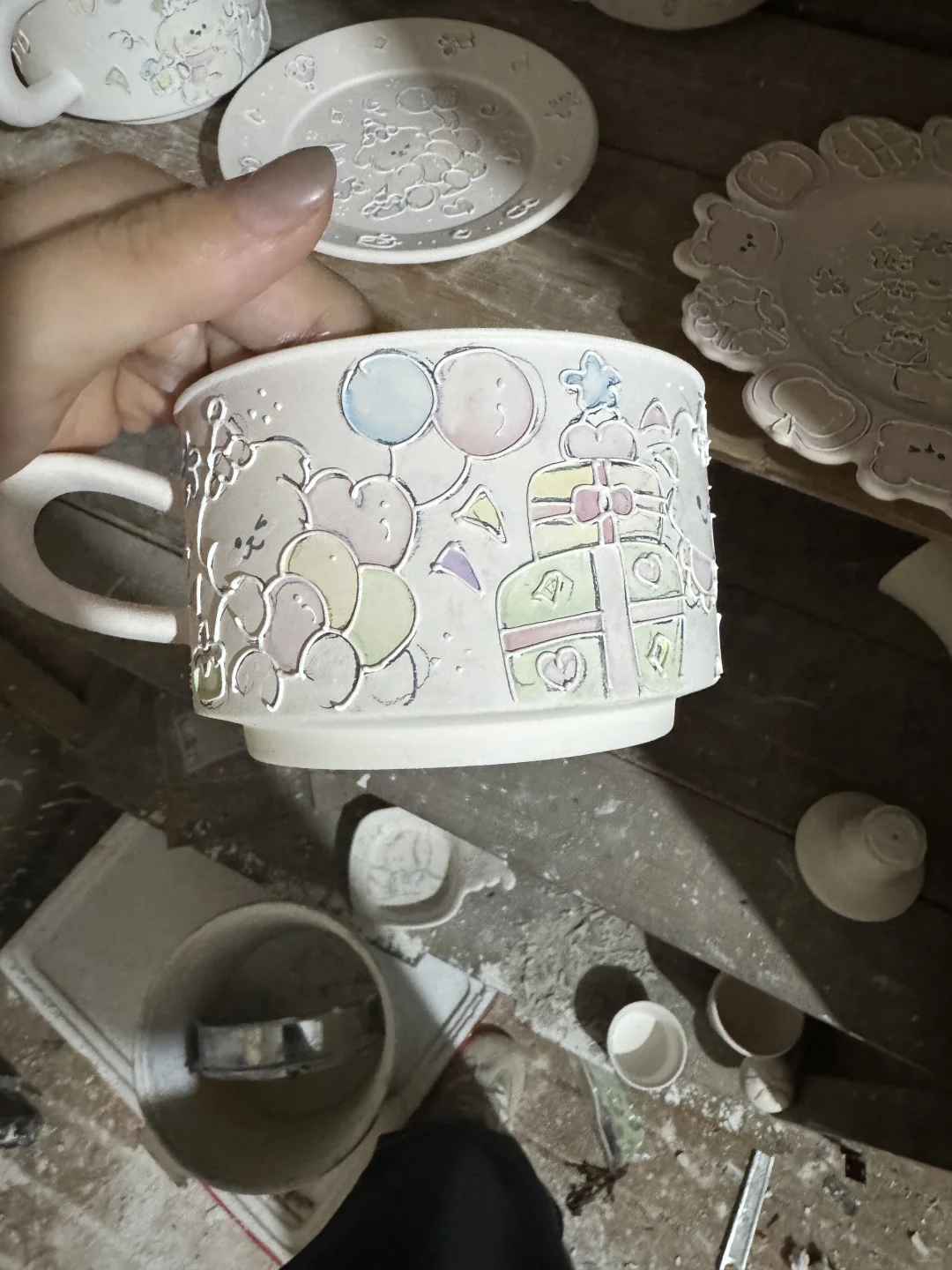 奶呼呼的杯杯盘盘～