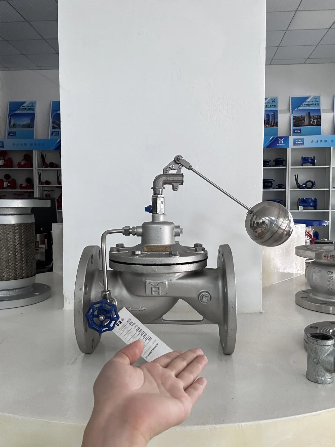 不锈钢浮球阀100x