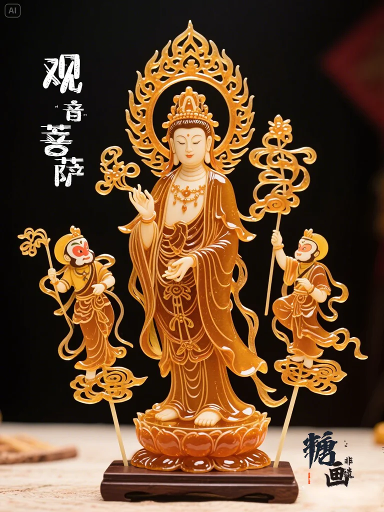 非遗糖画版西游记，谁的童年DNA动了！