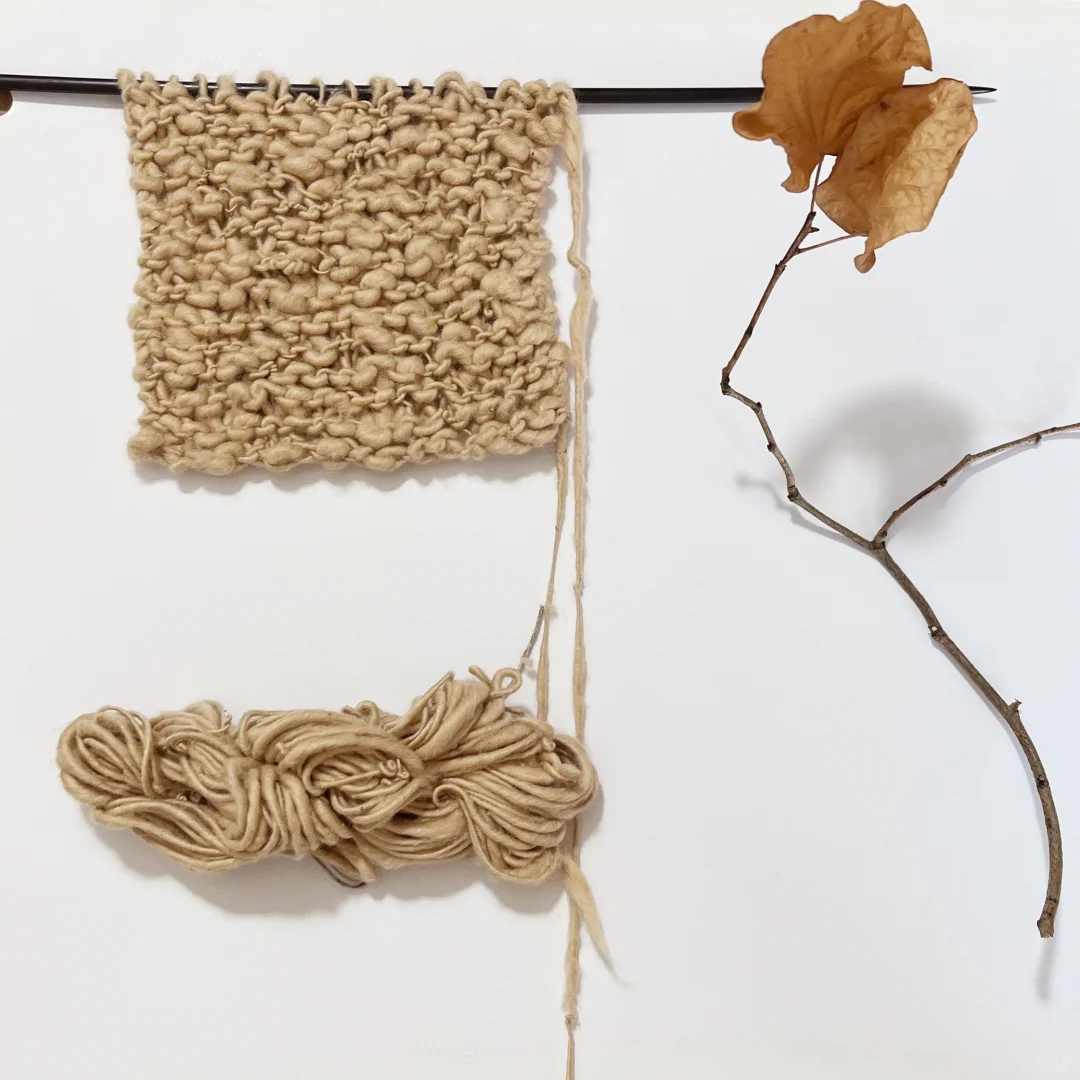 『零污染的天然彩棉手纺纱』温暖质朴的自然色