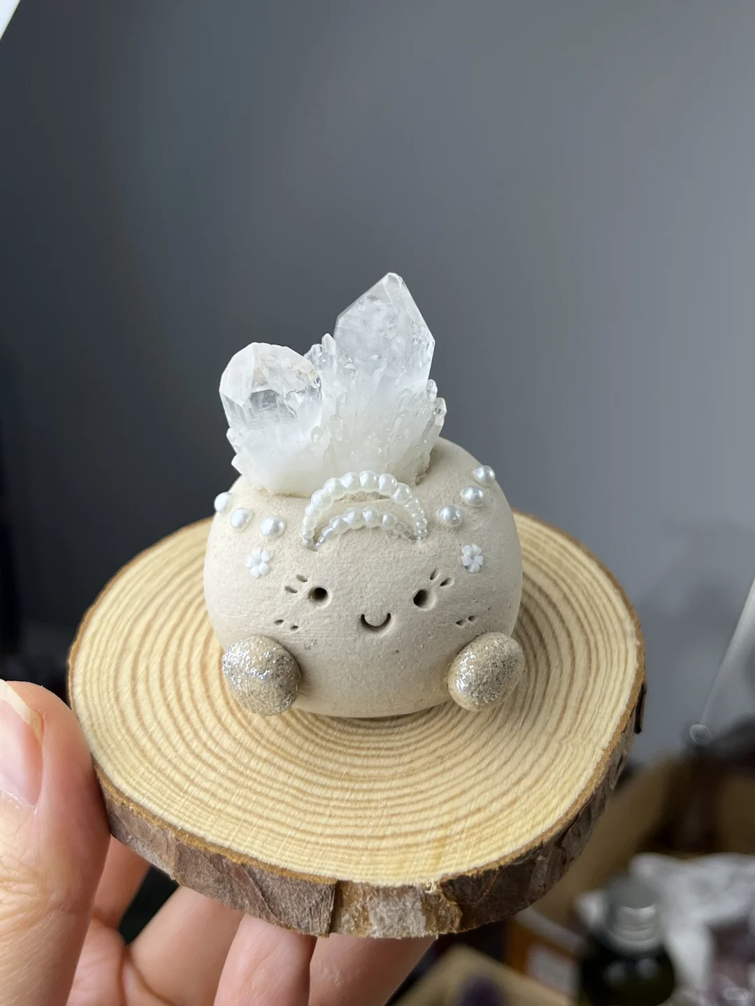 无聊?用石塑粘土做了个小东西