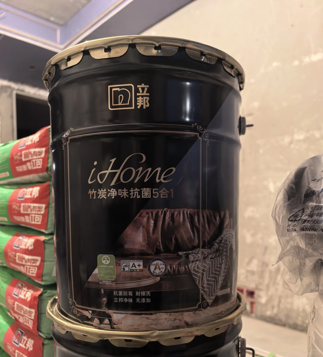 立邦竹炭净味抗菌5合1这个漆谁懂？