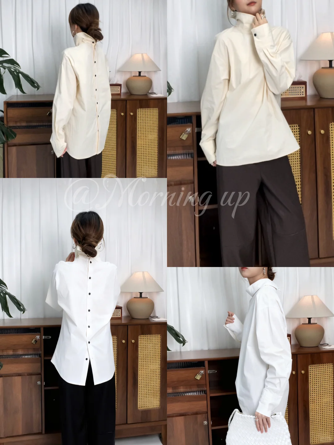 正反两穿/设计感衬衫