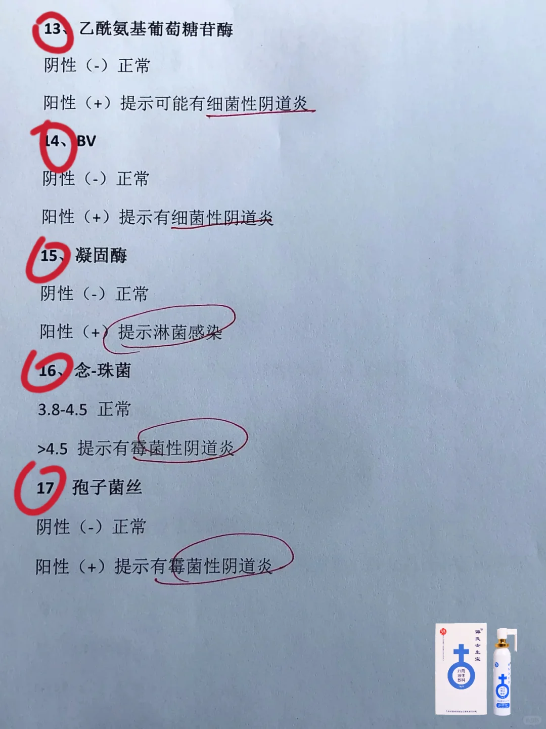 白带常规检查报告，先收藏保存‼️