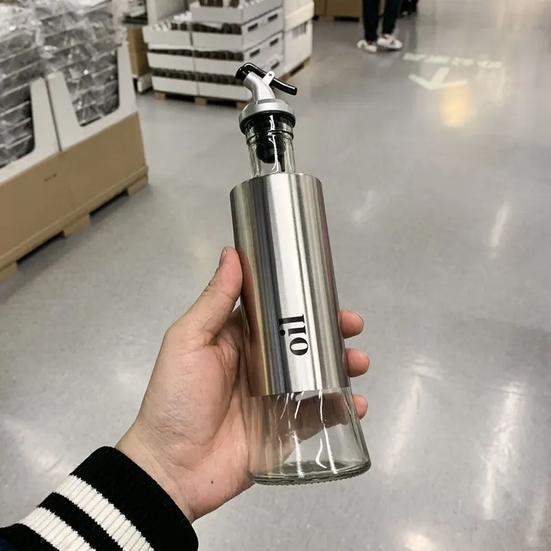 厨房必备！玻璃防漏油壶调料瓶套装来啦?