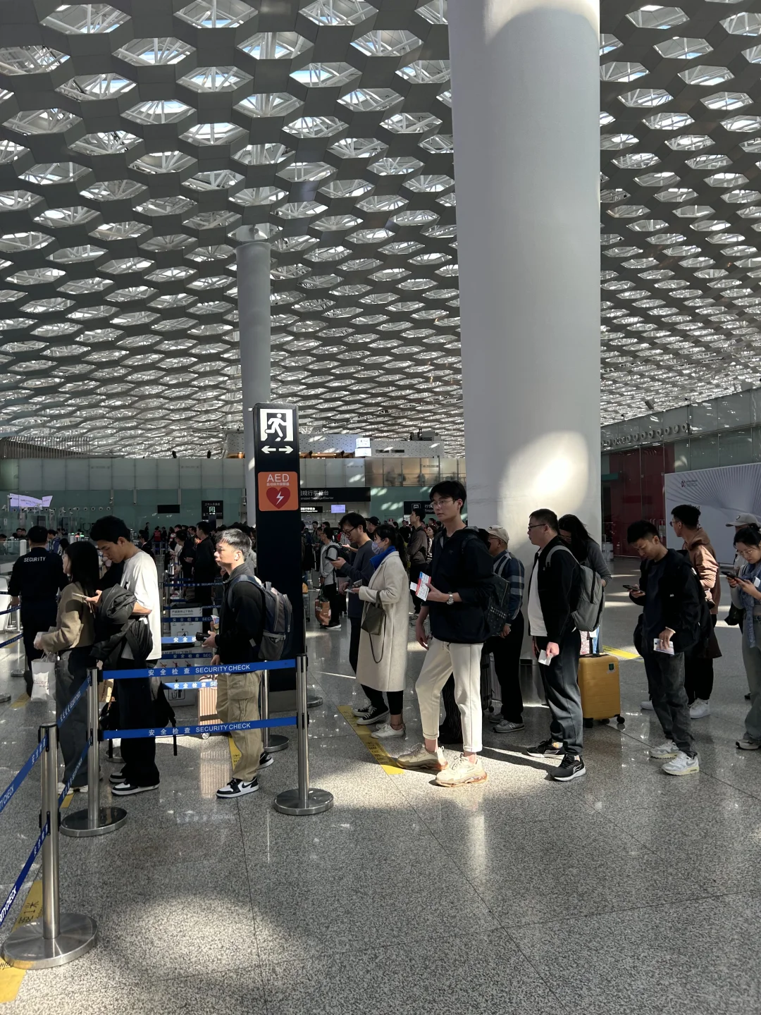 4F机场里宝安机场的安检效率全国第一