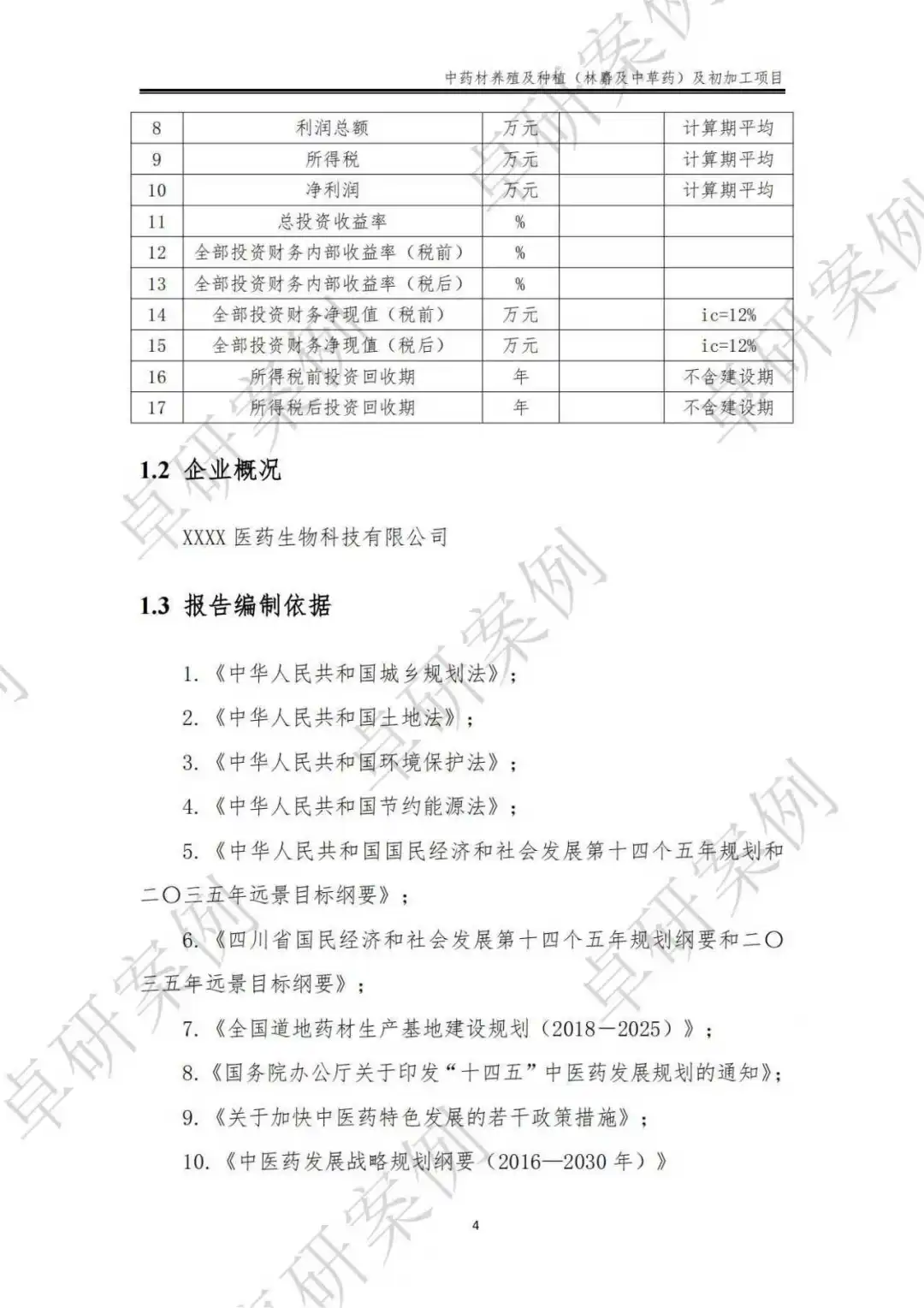 中药材种养殖及初加工项目可行性研究报告