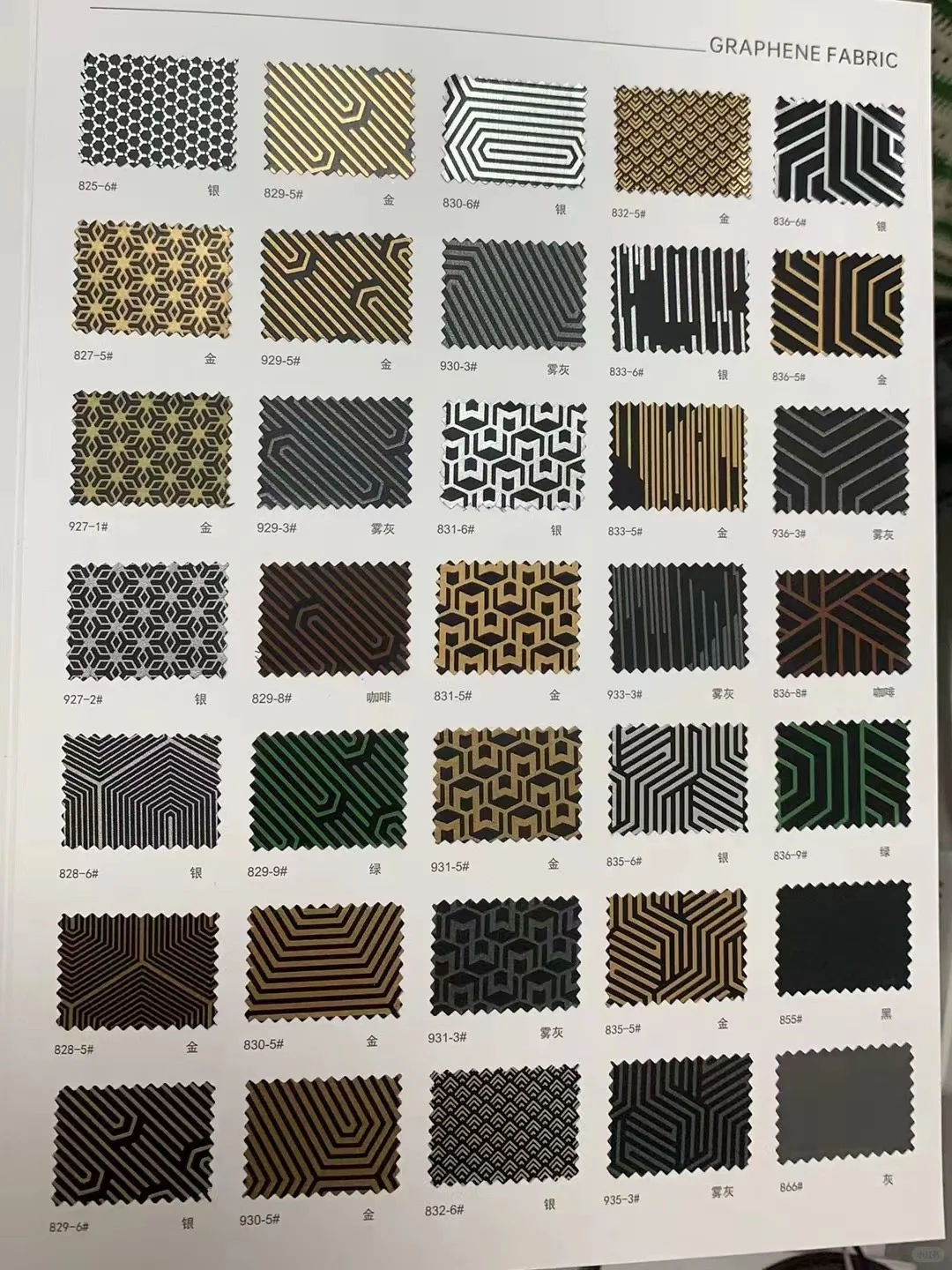 蓄热功能发热里布石墨烯导电里布花型上新