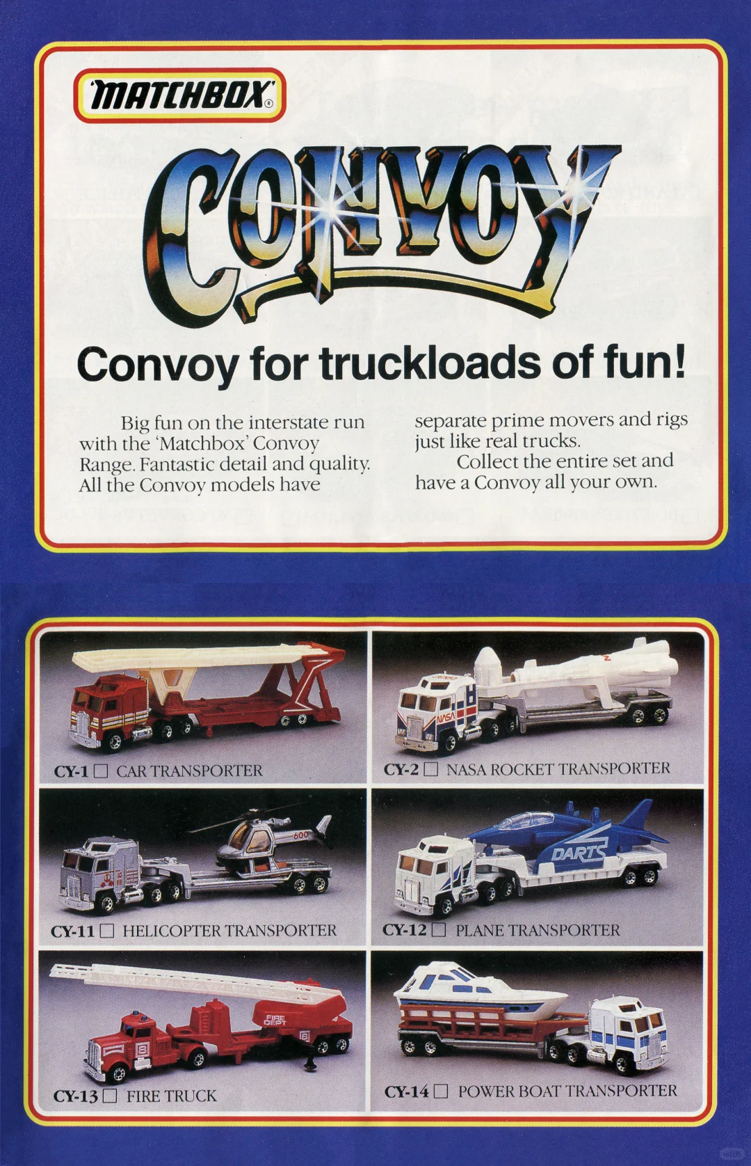 2刀的快乐，火柴盒1987/88年收藏者产品目录