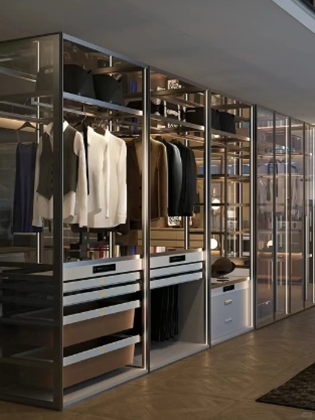 衣帽间天花板，抄作业啦