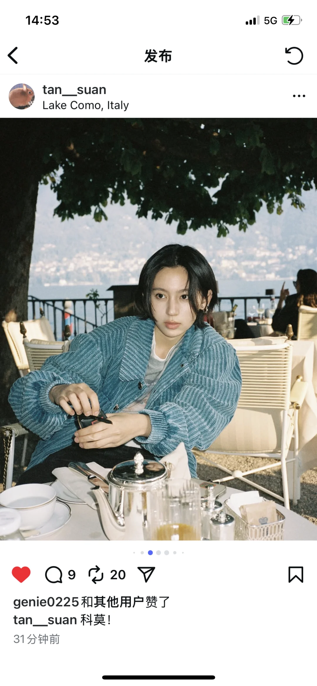 ??10月在科莫湖拍到的碳酸