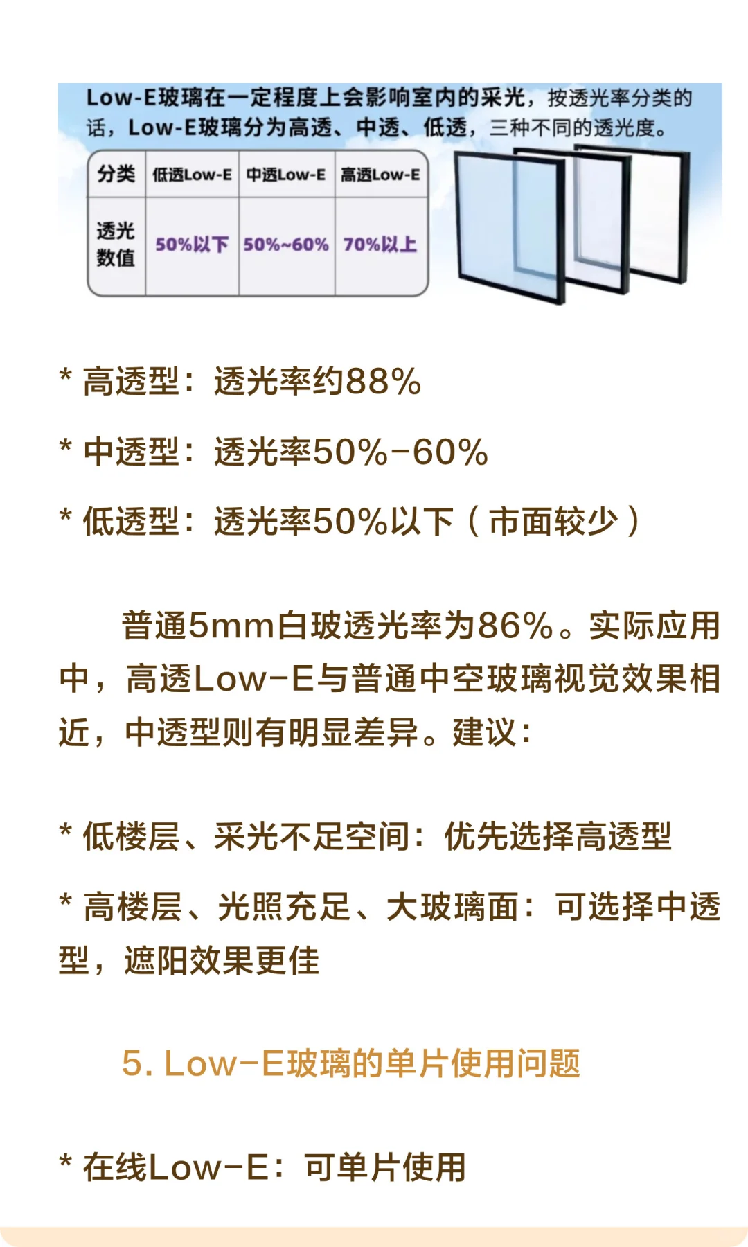 Low-E玻璃全系列知识详解