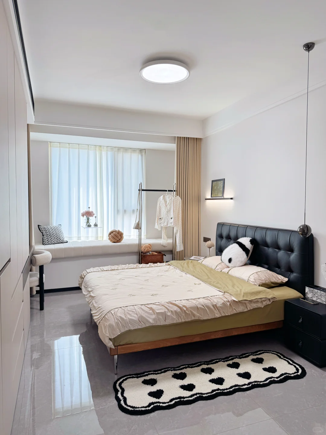 开间3.3m做床尾衣柜⁉️邻居看了想砸掉重装?