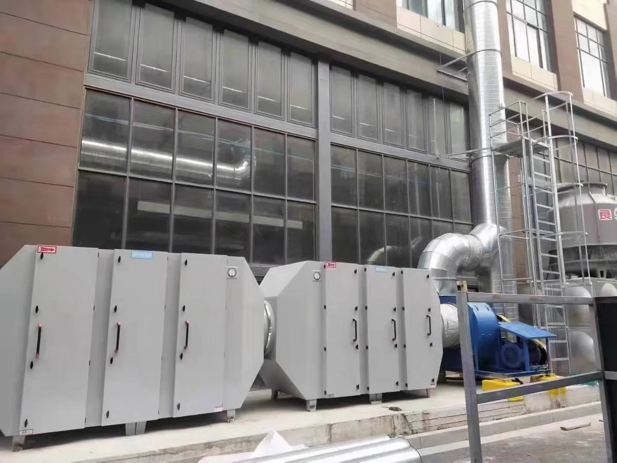 UV光氧催化废气处理烤喷漆房环保设备净化