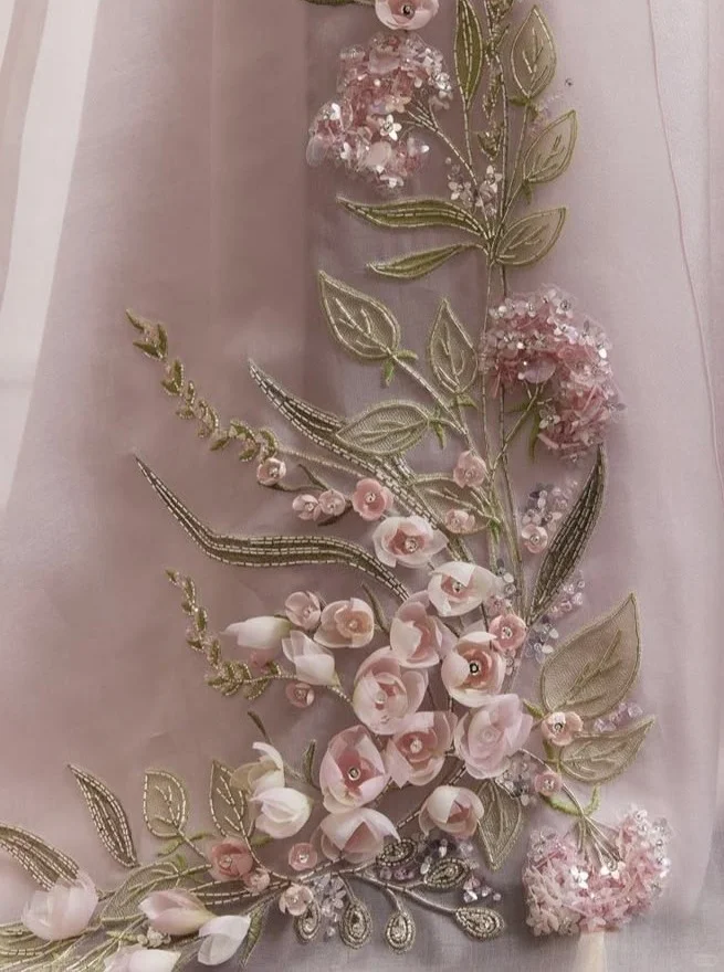 服装设计中如何表现花朵？