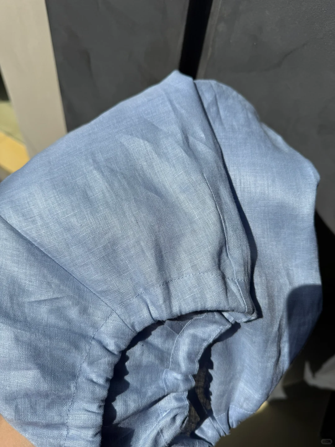 高端进口的产品全麻面料，我也是第一次接触