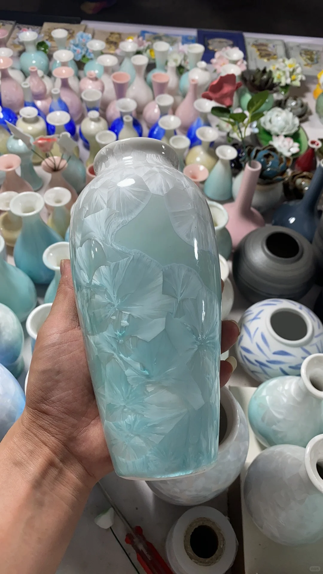 景德镇结晶釉花瓶，，