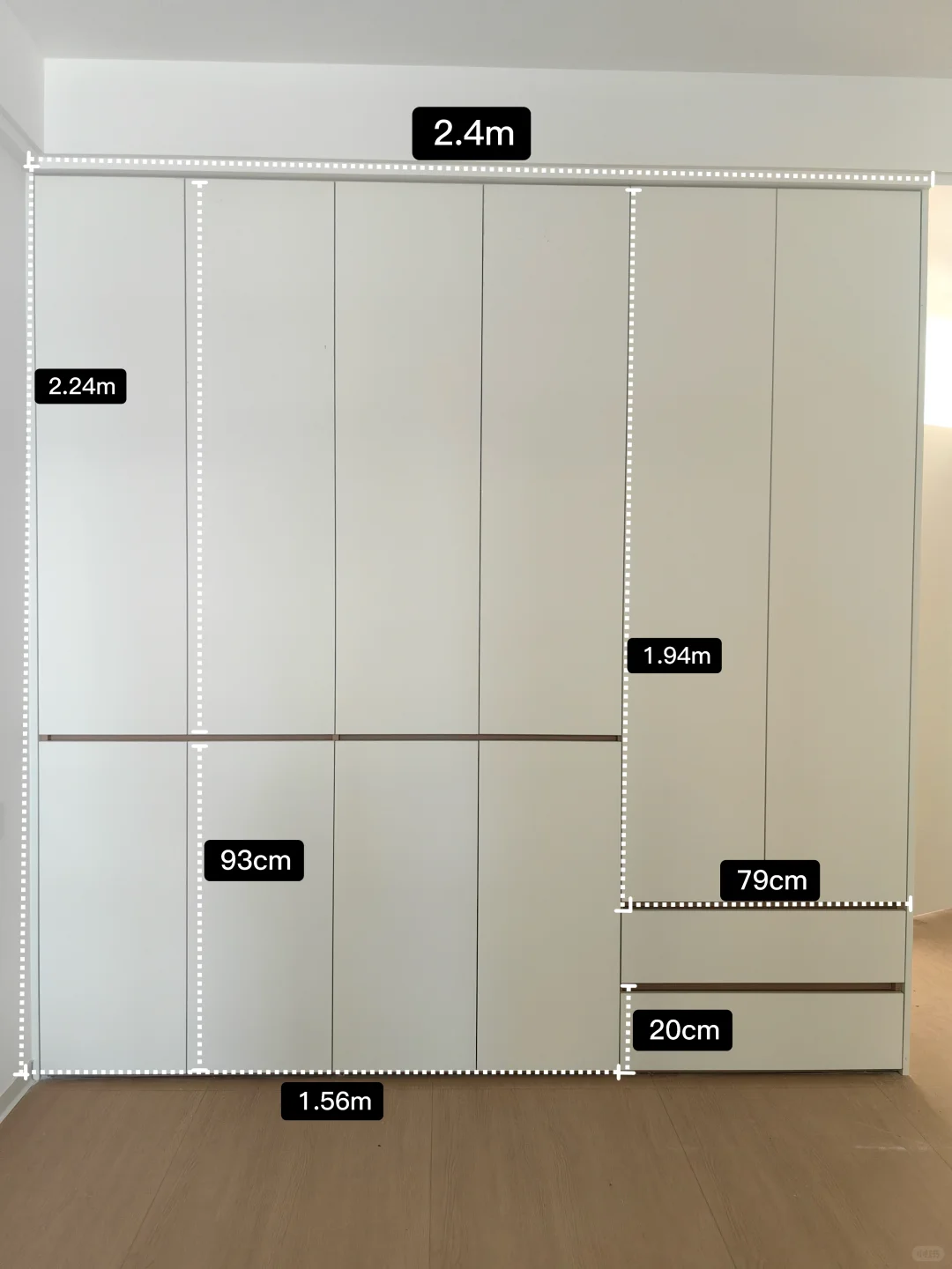 在小红书抄的分段式衣柜，被邻居疯狂抄作业