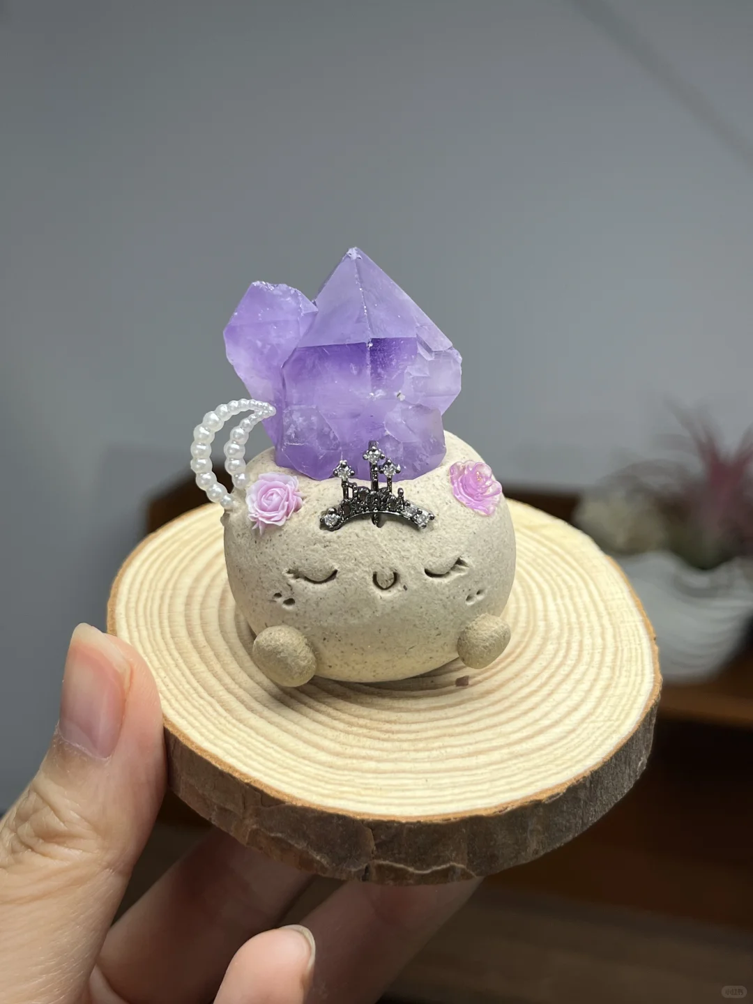 无聊?用石塑粘土做了个小东西