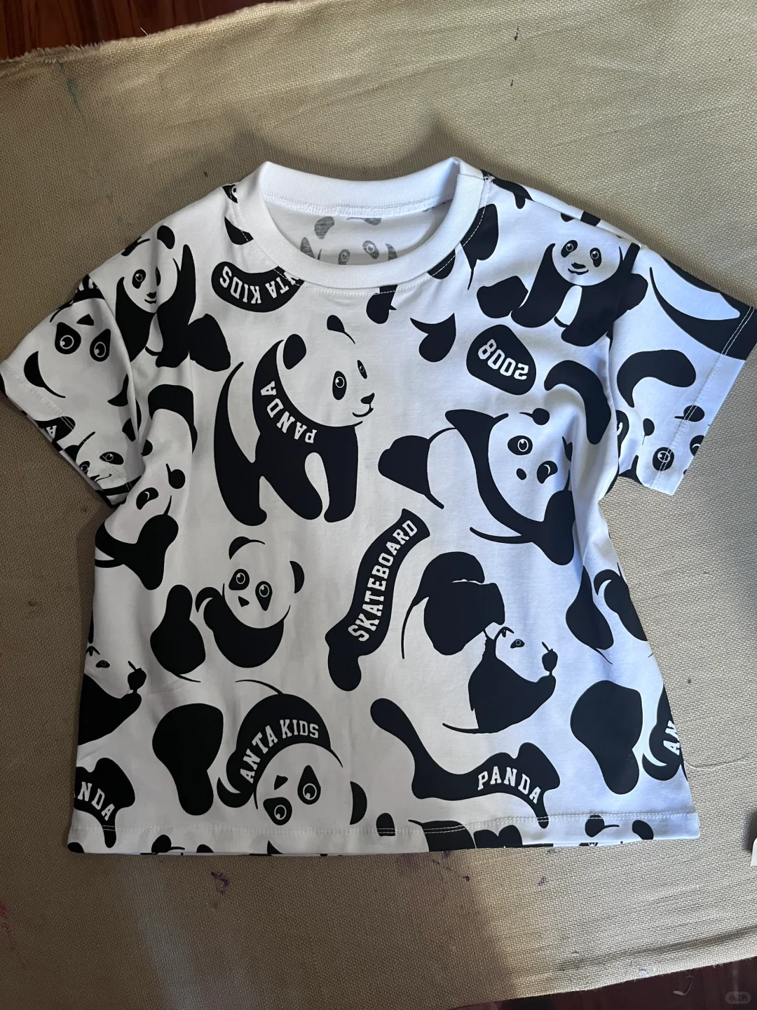 儿童落肩T恤裁剪图90-150码