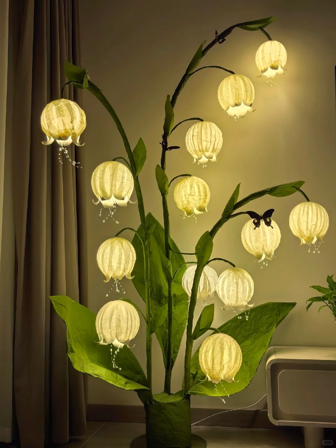 客厅氛围感铃兰花落地灯