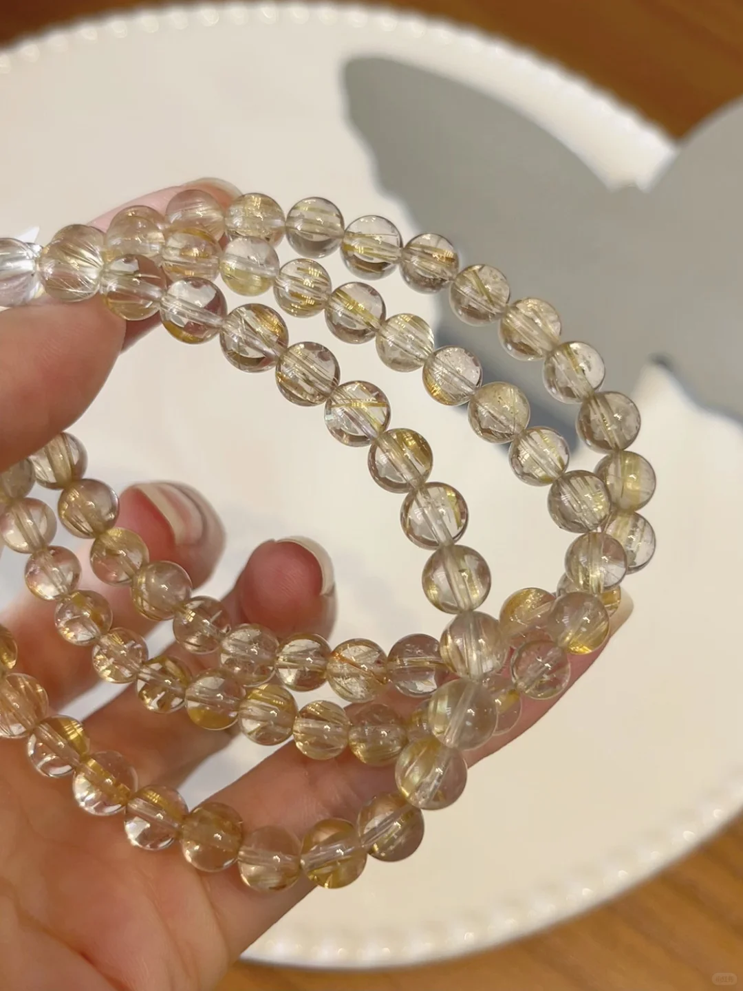 救命?这玻璃体金发晶太吸睛啦！