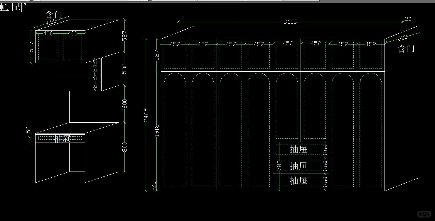 卧室做床尾衣柜真的太香啦！（附尺寸图
