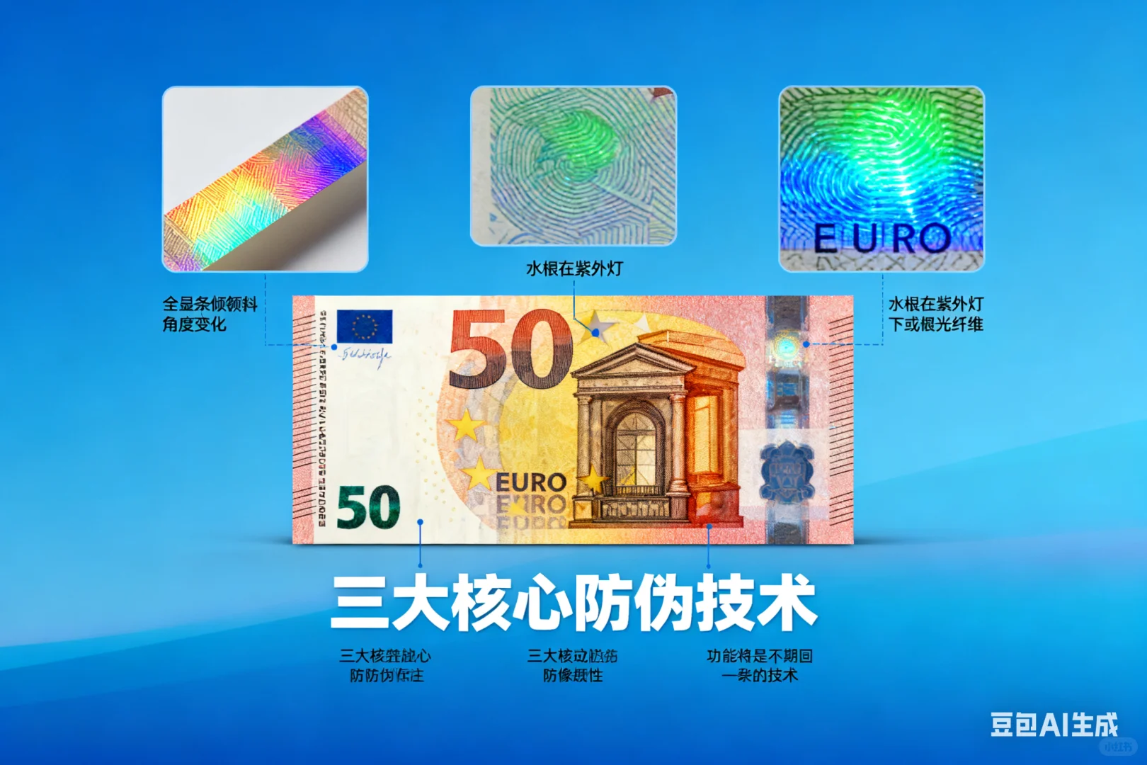 高大上防伪知识！欧元来了！