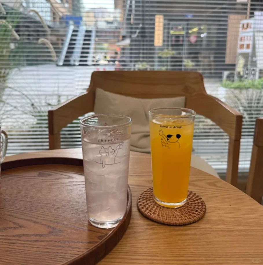 ☕️ins风玻璃杯两件套上新了