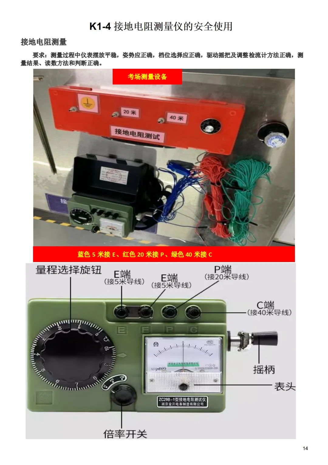 电工仪表的安全使用