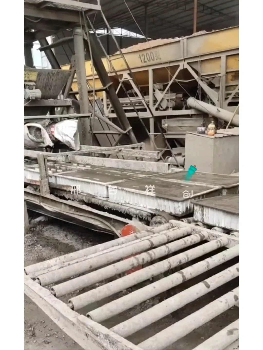 祥创水泥预制构件布料机器生产线成型设备