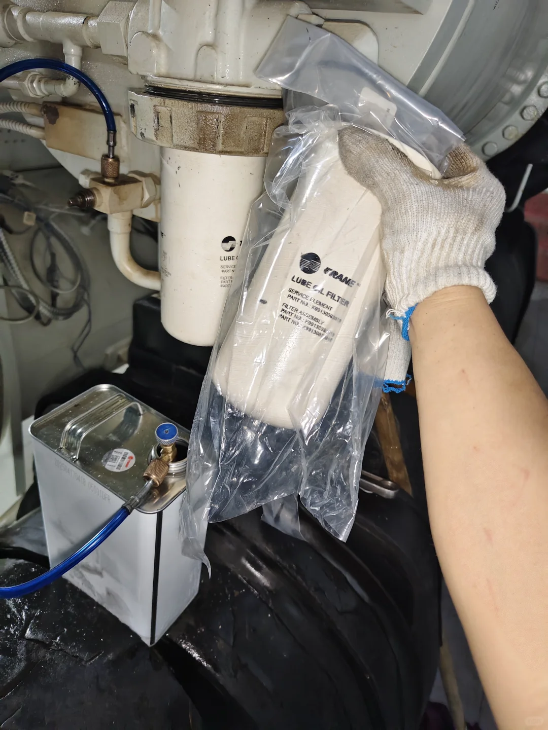 特灵螺杆机RTHB380国产机