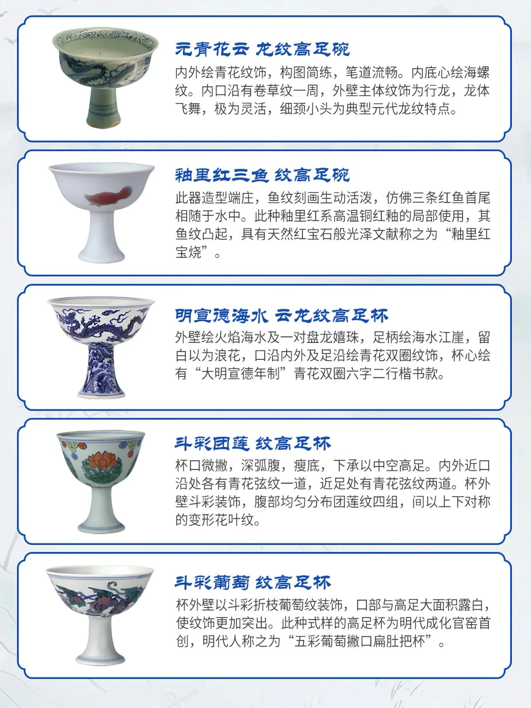 中国古陶瓷史上36款名杯