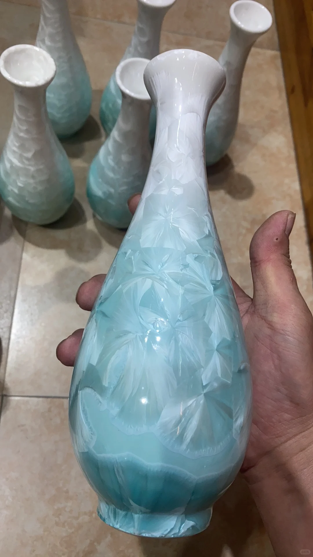 景德镇结晶釉花瓶，，