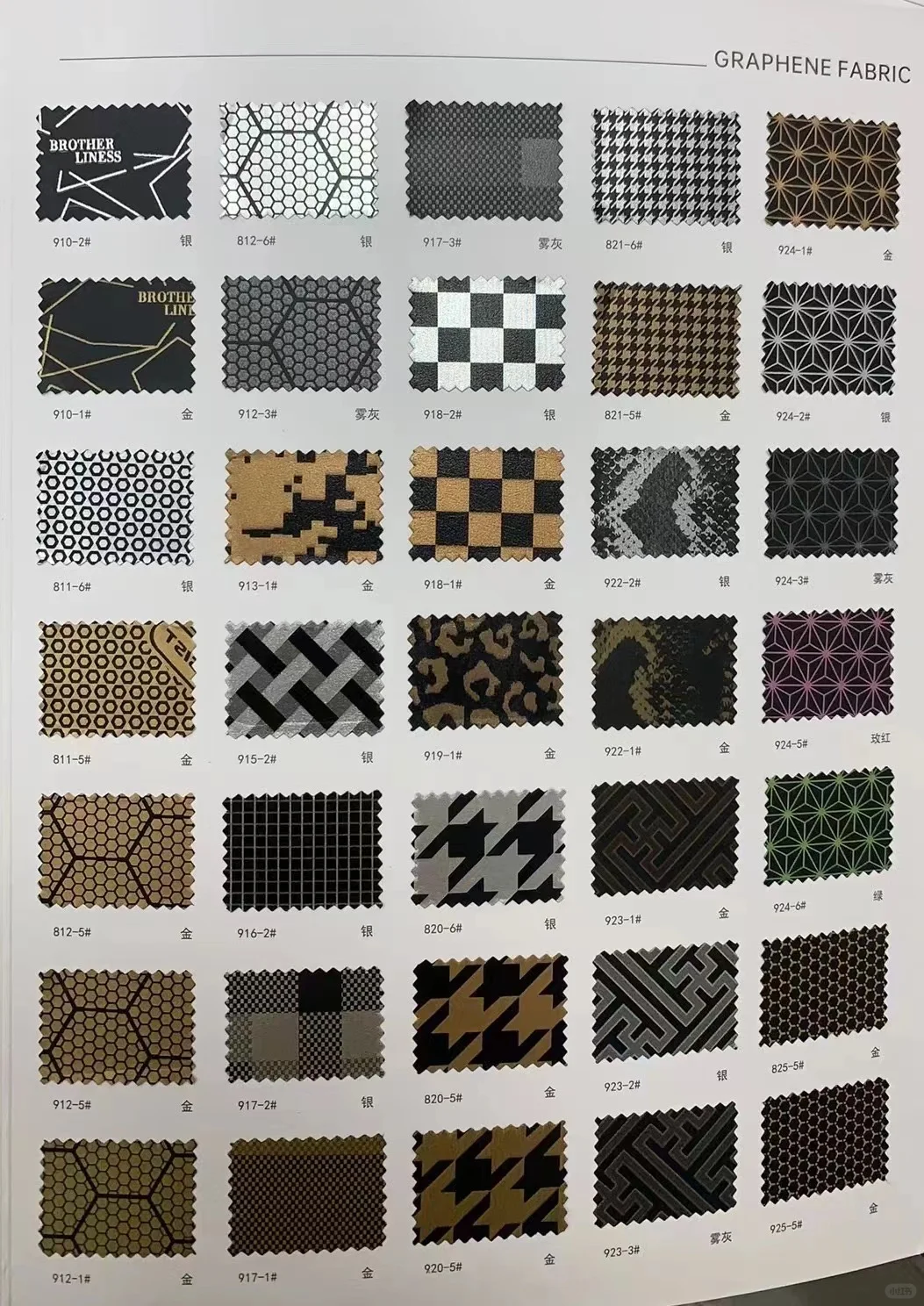 蓄热功能发热里布石墨烯导电里布花型上新