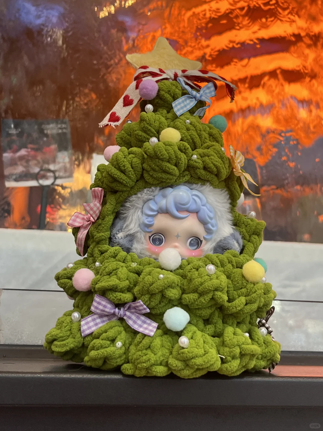 娃也来感受下瀑布啦