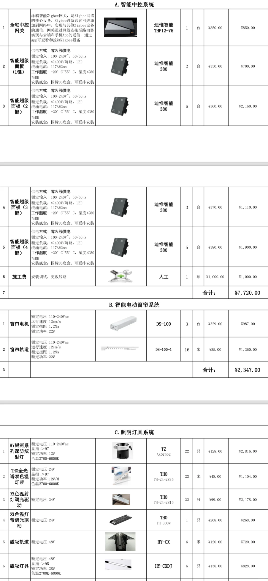智能家居产品清单，看?了