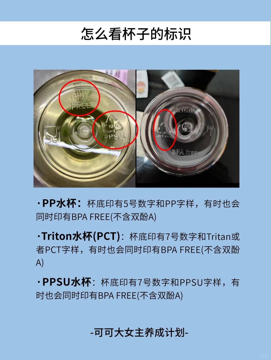 女生独立技能|教你选塑料水杯