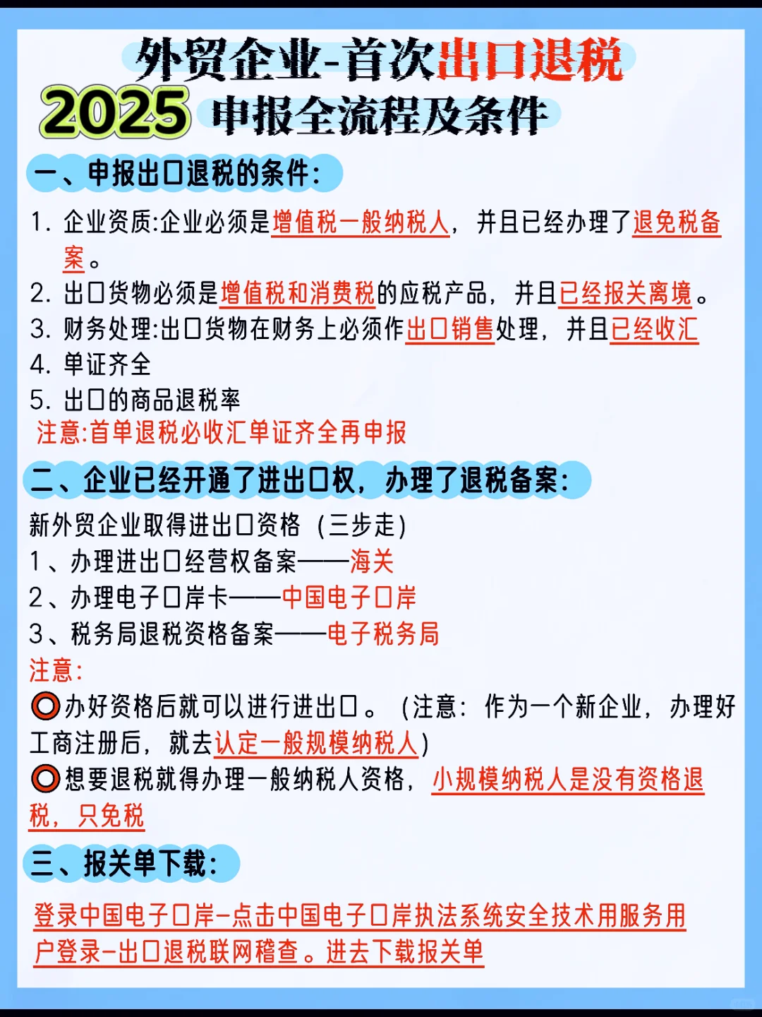 济南外贸人，终于可以退税了！全流程及条件