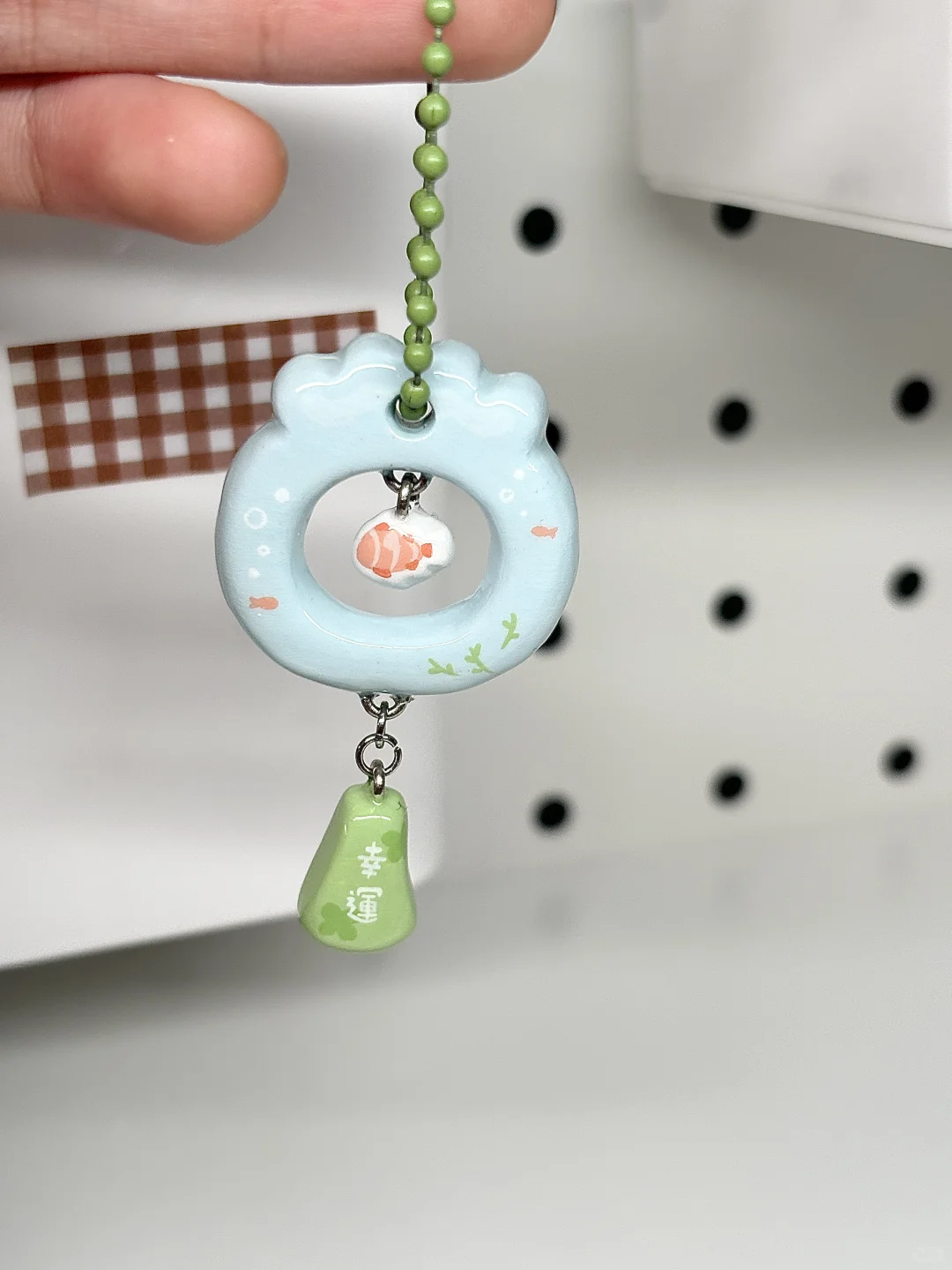 小鱼风铃?｜石塑粘土