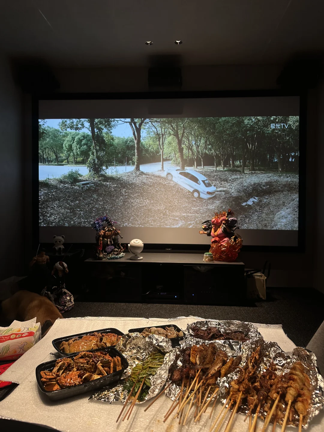 家庭影音室的快乐在这一刻