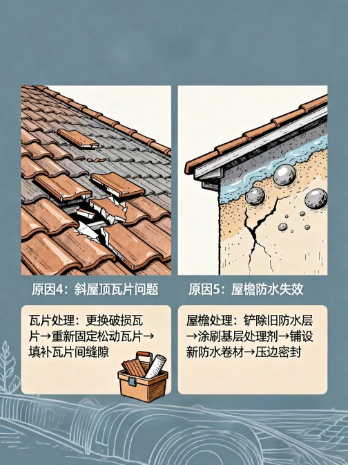 屋顶漏水7大元凶+急救方案?新手必看