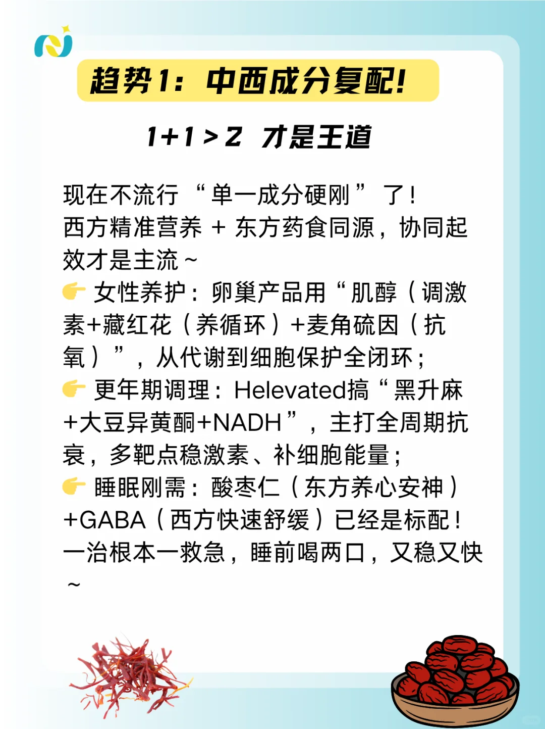 功能性成分 5 大趋势！必看！！！