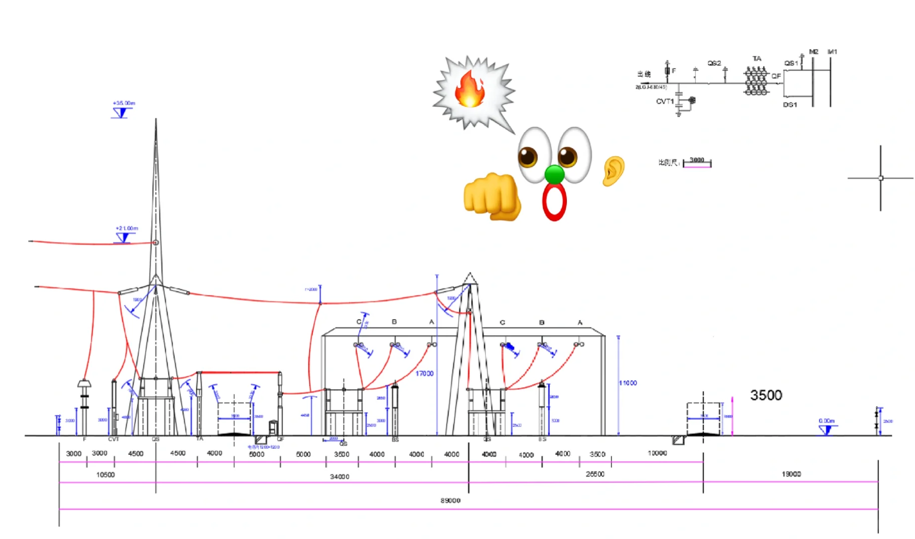 CAD本人亲自画,电气工程