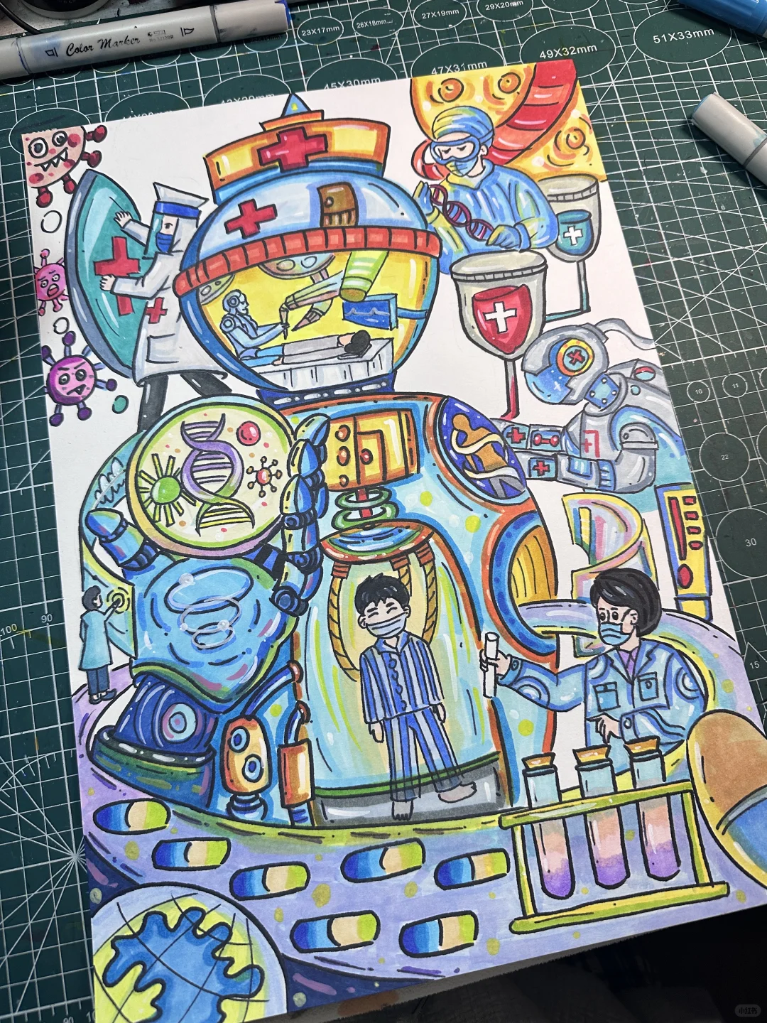 ?【未来太空医疗舱·科幻艺术创作】✨